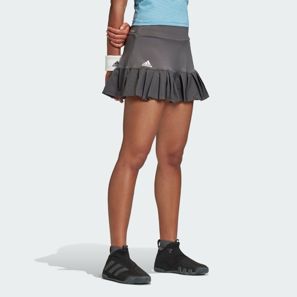 Adidas Grey Primeblue Pleated Skirt Skort